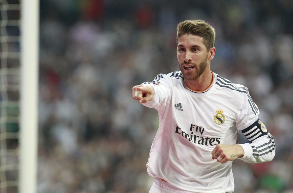 Sergio Ramos con el Real Madrid