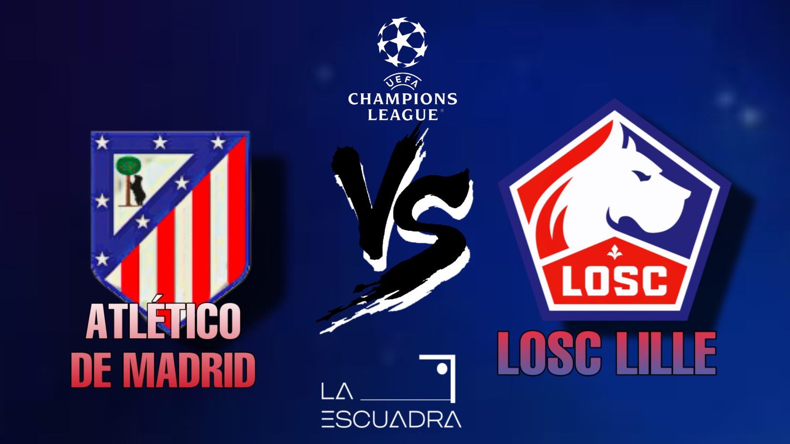 Imagen destacada en el encuentro en Champions entre el Atletico de Madrid y el Lille