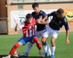 Encuentro entre el CDA Navalcarnero y el CD Tenerife B donde los canarios se hicieron con la victoria