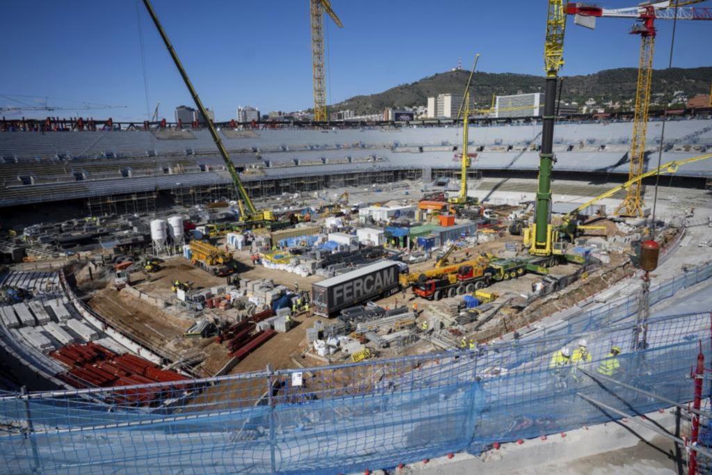 Spotify Camp Nou en obras