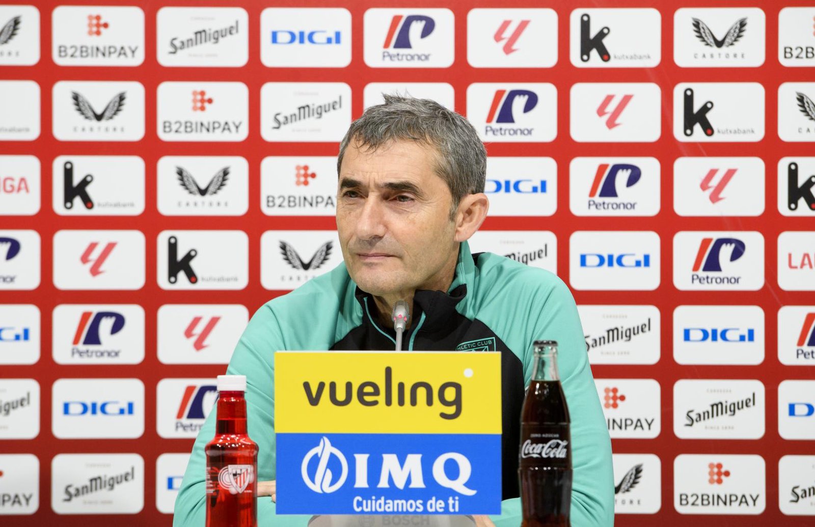 Ernesto Valverde en rueda de prensa / Fuente: Athletic Club