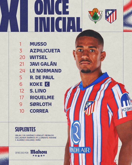 once del Atlético de Madrid