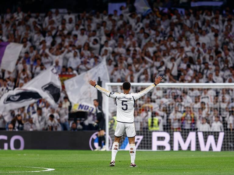 La hinchada merengue en la grada