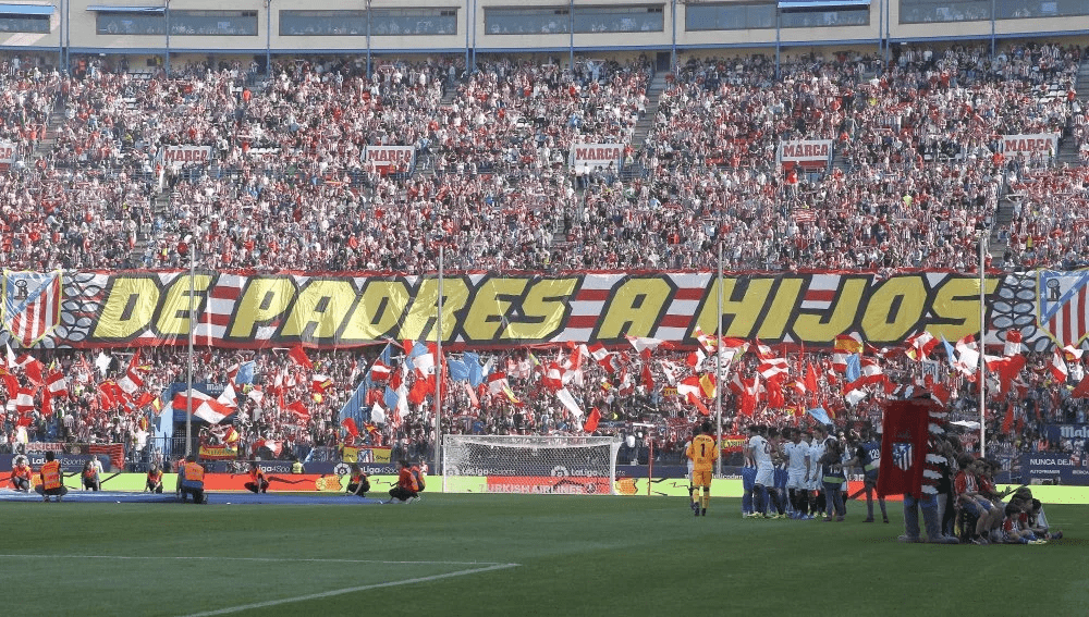 Tifo del Atleti