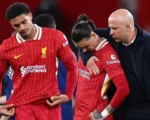 Arne Slot apoya a Darwin Núñez tras la eliminación de Champions League | Fuente: liverpoolfc.com