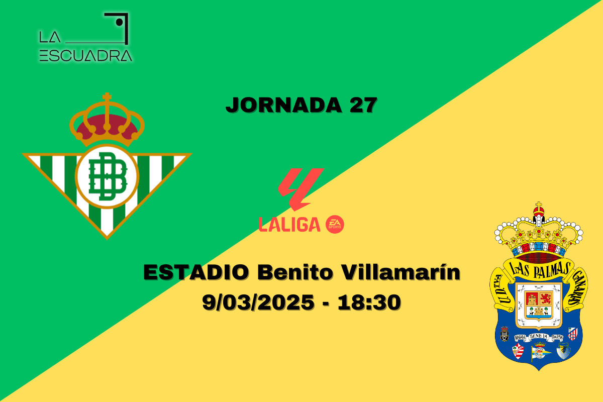 Jornada 27 LaLiga EA Sports Real Betis VS UD Las Palmas.