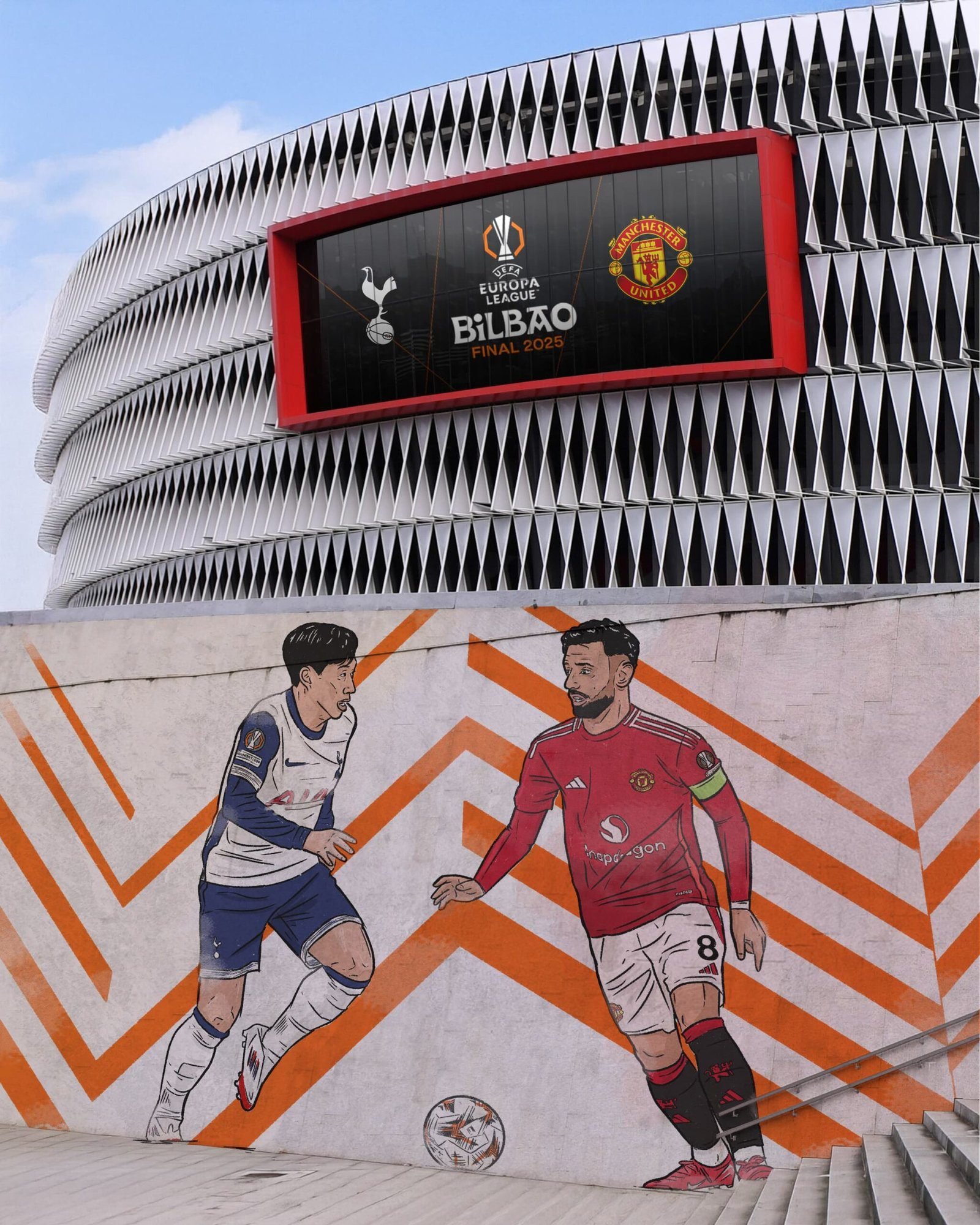 San Mamés se prepara para la final de la Europa League