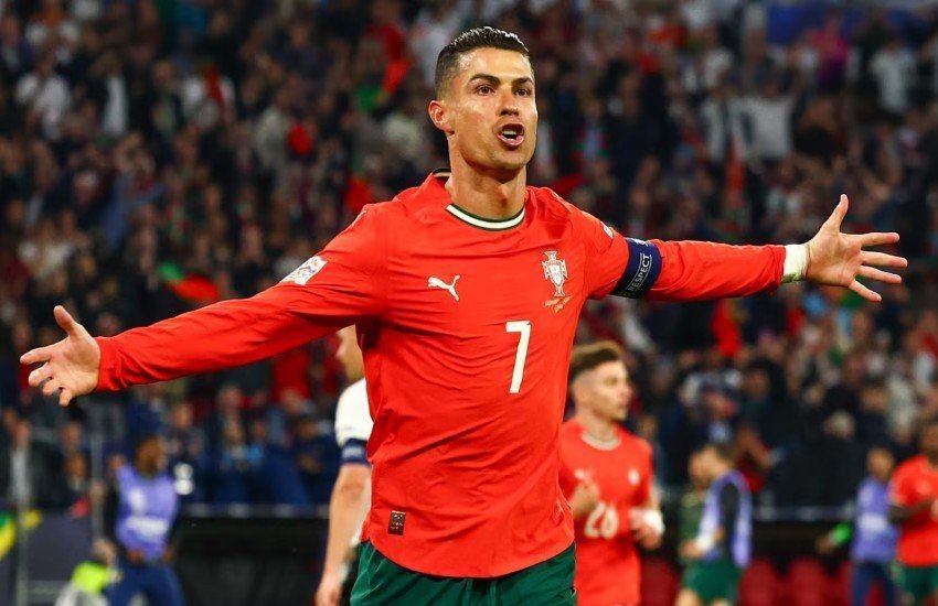 Cristiano Ronaldo en la semifinal (1-2) contra Alemania. | Fuente: El País
