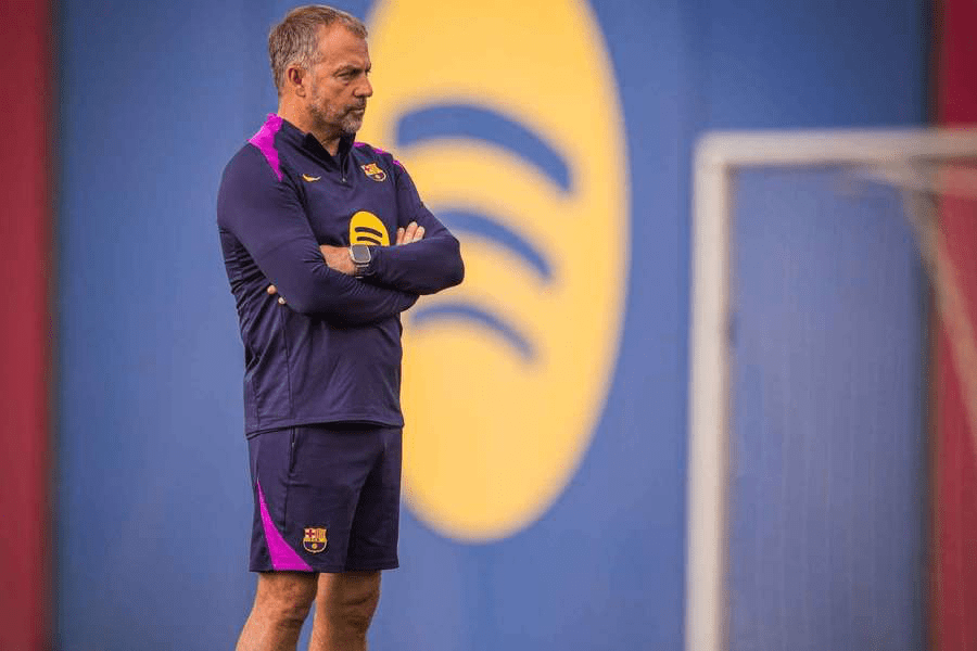 Hansi Flick Pedri FC Barcelona