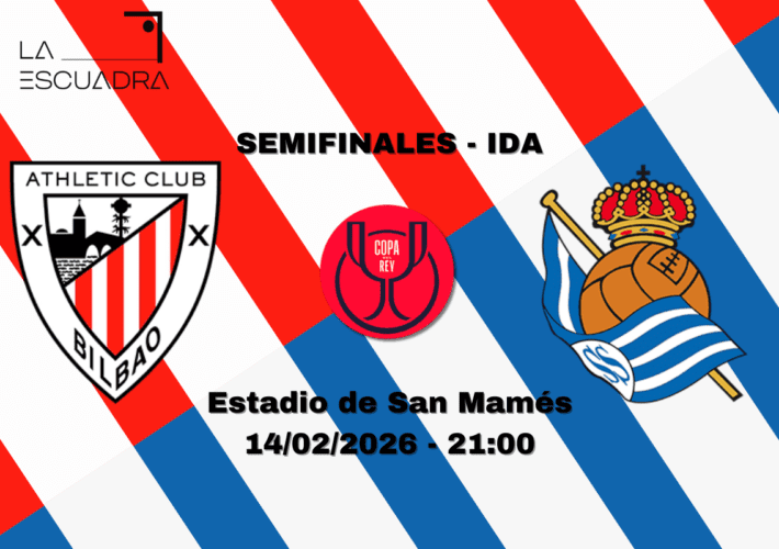 PREVIA | Athletic Club – Real Sociedad: San Mamés abre un derbi de Copa con la final en el horizonte